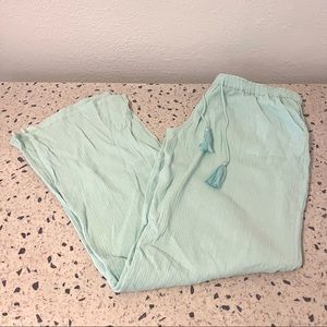 Rip curl teal cotton pants size large